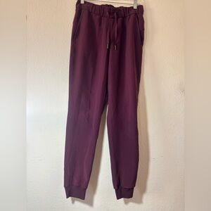 Burgandy Lululemon Trouser joggers